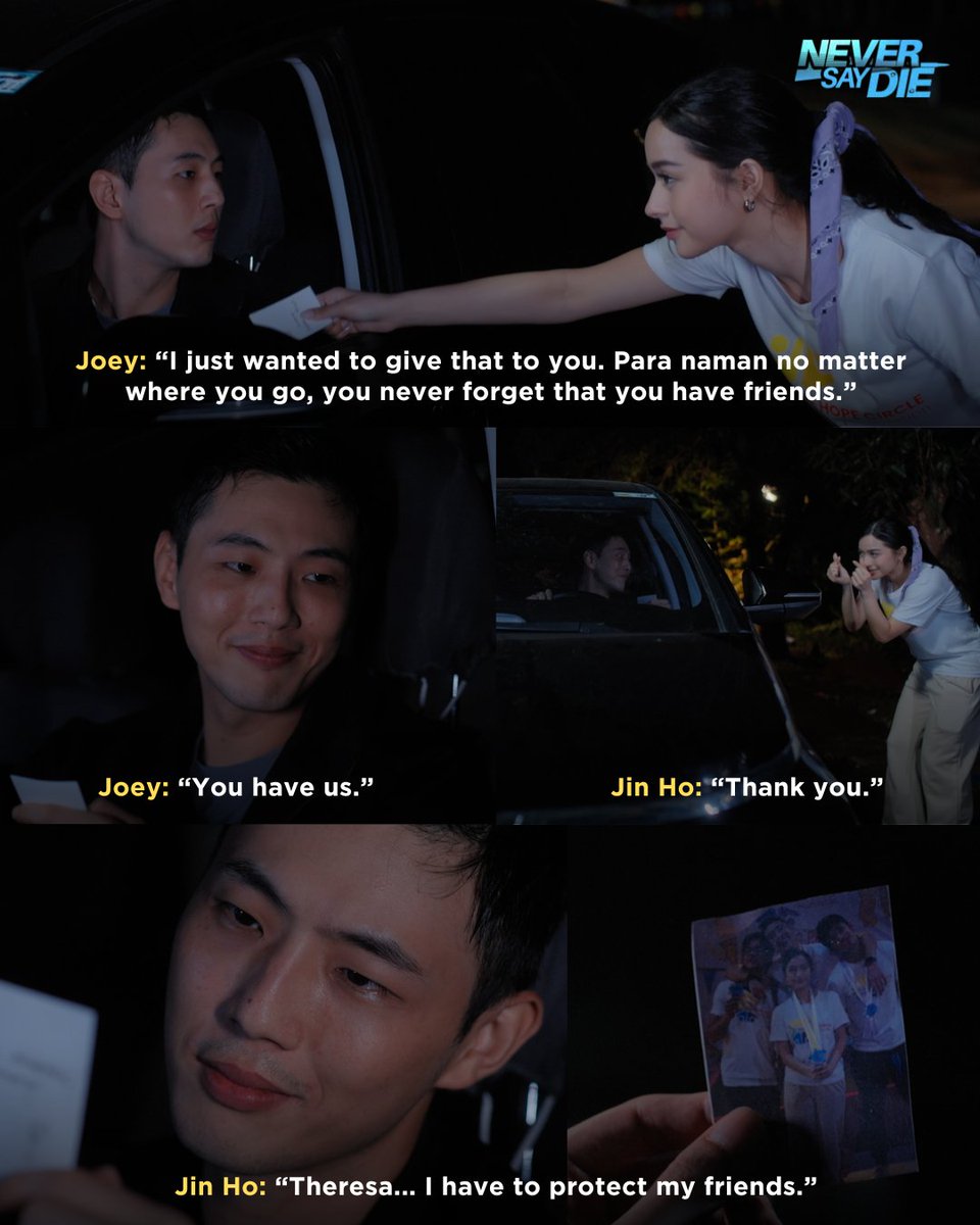 "I have to protect my friends" - Jin Ho ❤️ 

#NSDTrueFriends #NeverSayDieGMA