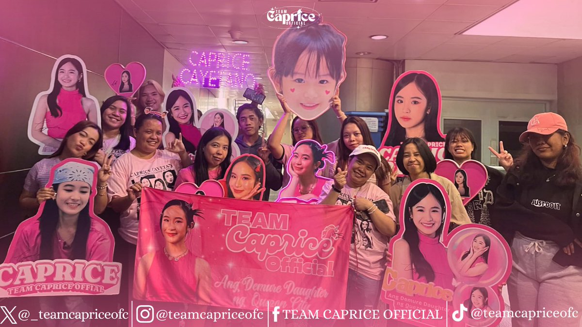 Our Team Live is ready and present to support Caprice at the Grand Kapamilya Chat today. 

CAPRICE CHIKA TIME 
#CapriceCayetano