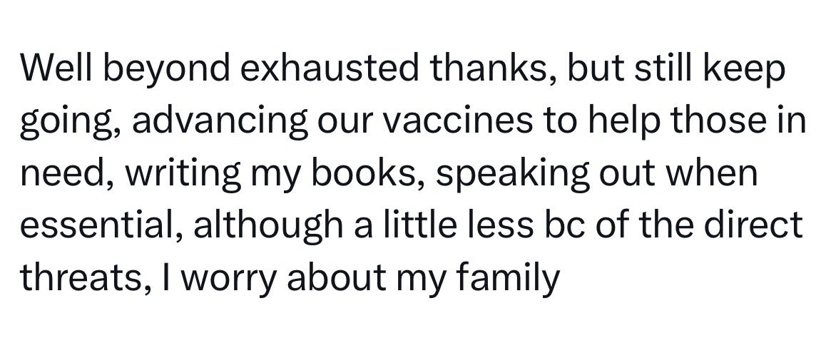 Prof Peter Hotez MD PhD DSc(hon) tweet media