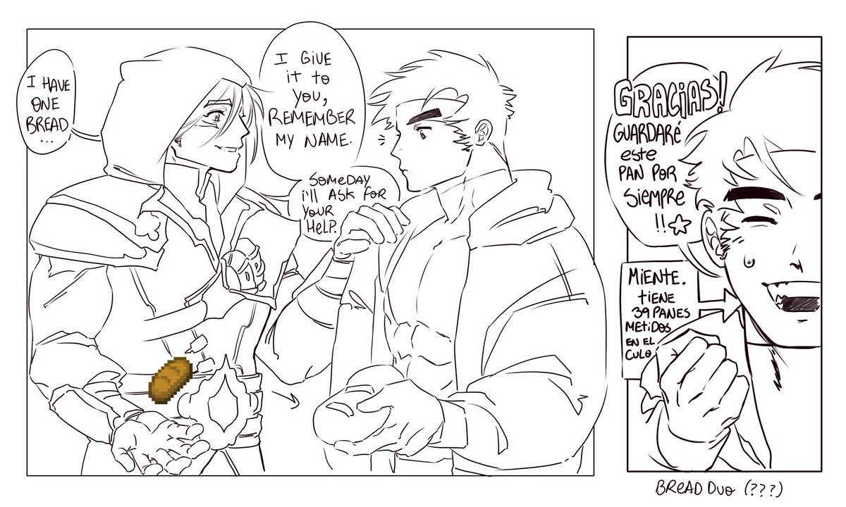 Ewroon + Roier= breadduo o papis pancitos no sé (perdón por no pintarlo)