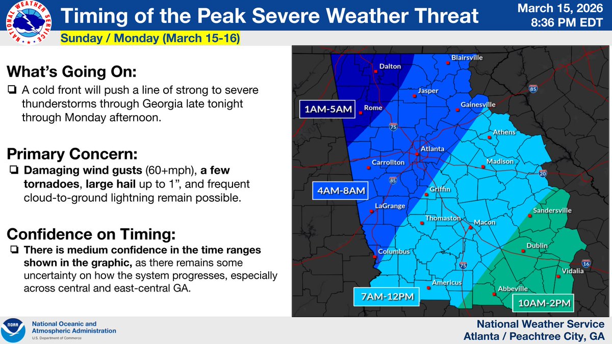 NWS Atlanta tweet media