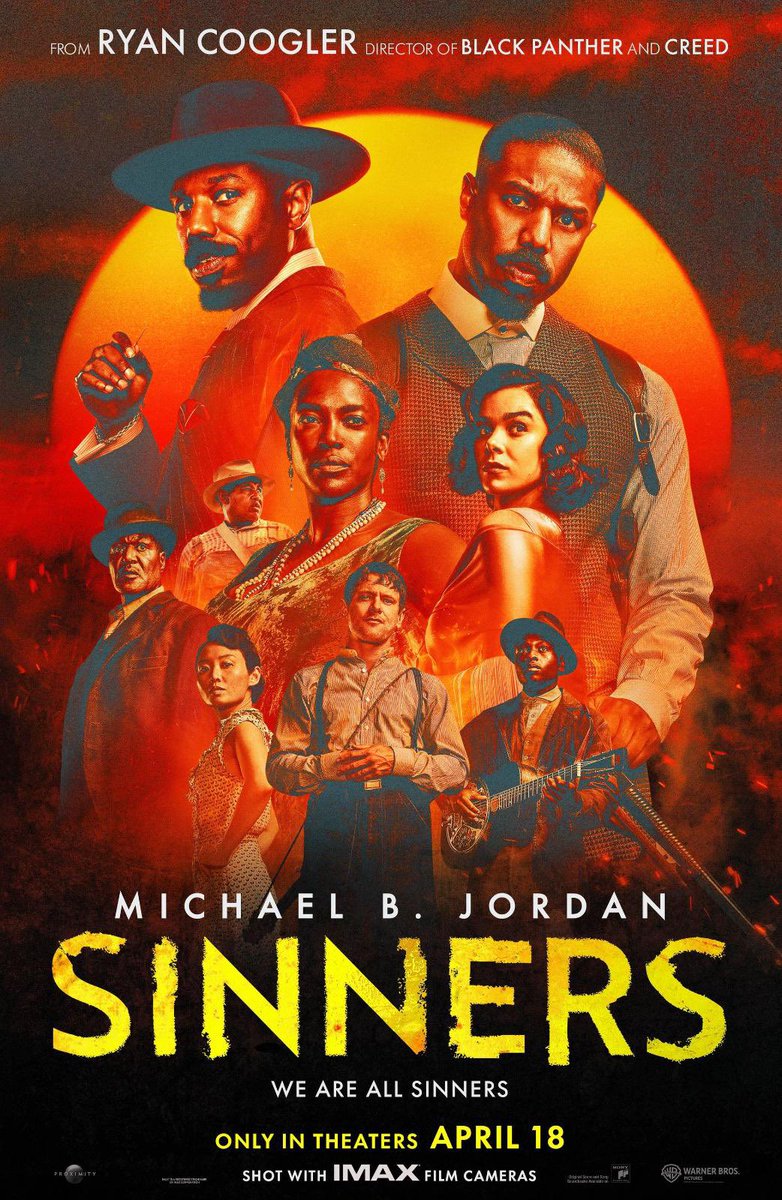 ‘Sinners’ is now a 3x #Oscar winning film.