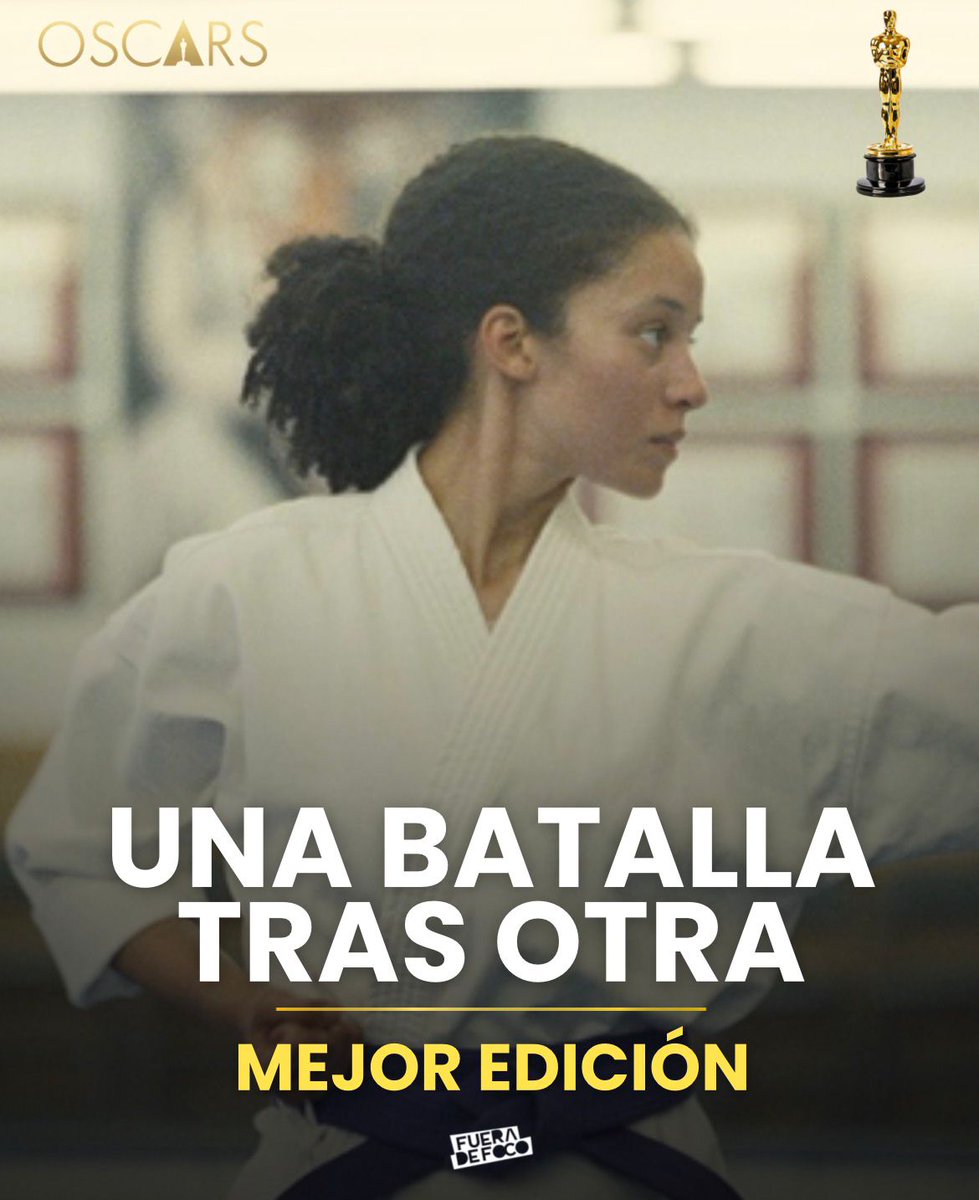 GabyMeza8's tweet photo. ESTÁN IMPARABLES 🔥 UNA BATALLA TRAS OTRA gana un Oscar más, esta vez como mejor edición 🎬 🏆 https://t.co/zzBvumzUoj