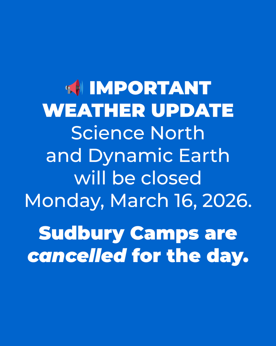 Science North & Dynamic Earth tweet media