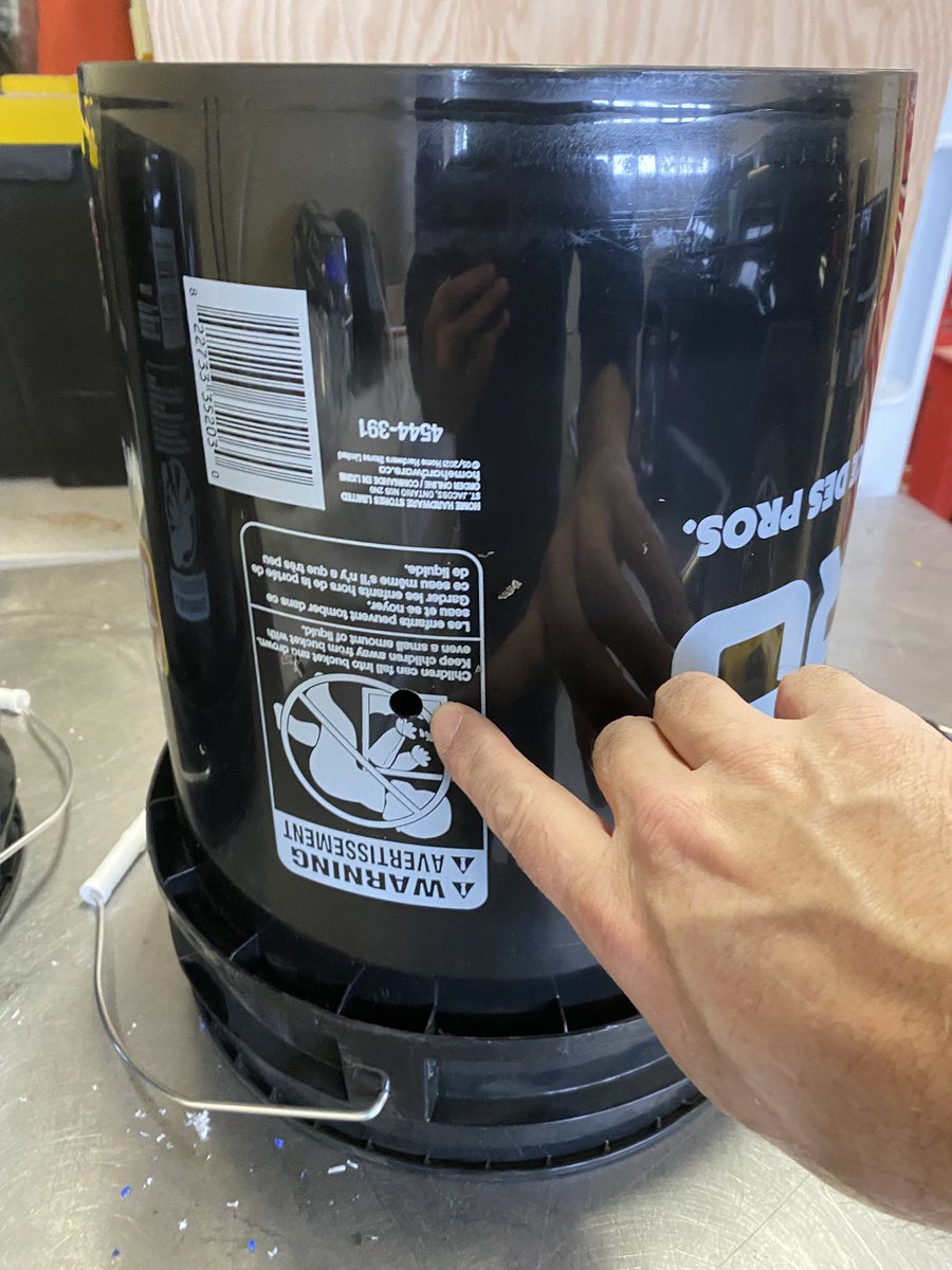 SDobrostanski's tweet photo. Here in Canada GroBuckets are $37 each. We built ours for $8. https://t.co/8Sktju2FYQ