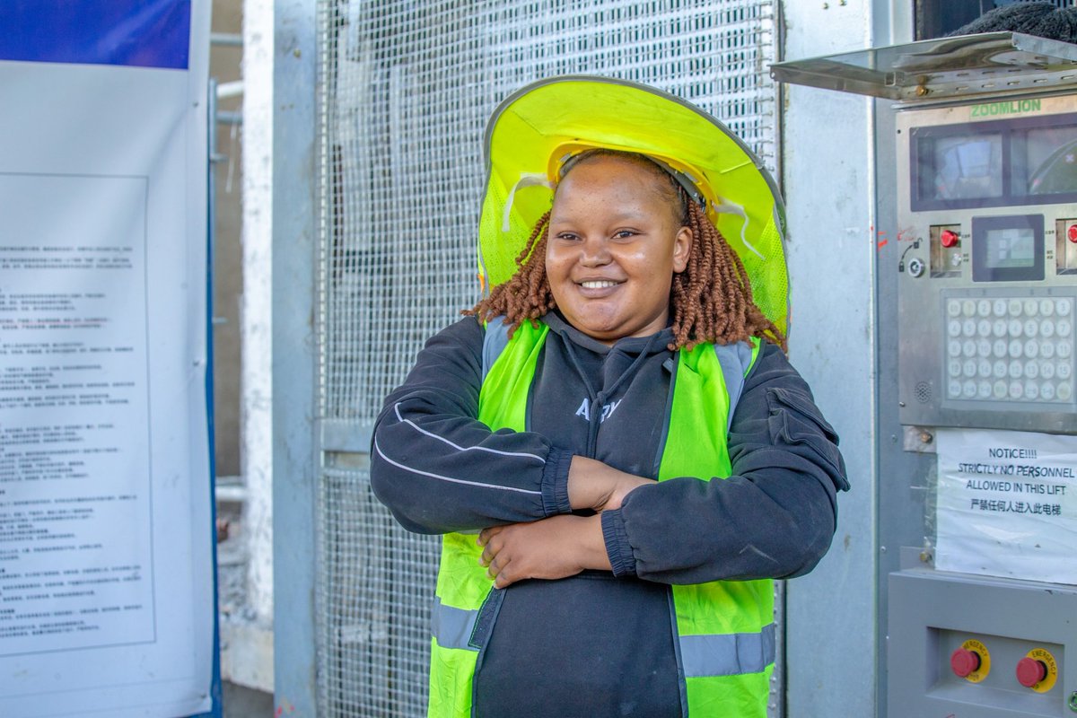 NaiBlogger's tweet image. Female professionals at the BICC are contributing to the safe installation of modern conference and exhibition infrastructure systems. #WomenInConstruction The Women Building Bomas