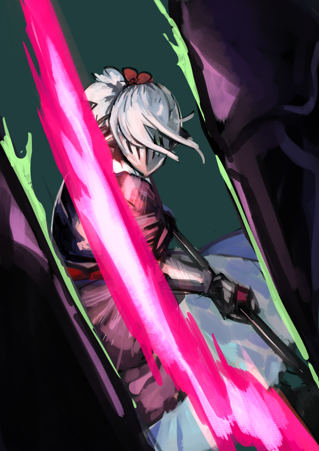 elzyius's tweet photo. 007 - Shieldbreaker, art for a spell card for some kind of removal effect.

#ocartwork  #oc #digitalillustration #art #digitalpainting #digitalart https://t.co/4AYOaUs2NJ