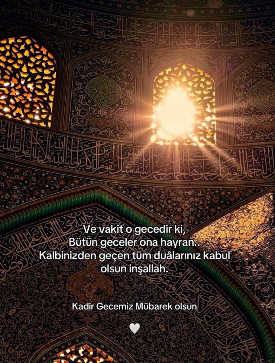 sekosrkan's tweet photo. Allâh'ım! Meleklerin yeryüzüne indiği bu gecede, duâlarımızı ve tövbelerimizi kabul et, bizleri bağışla, affedilmedik bir günah, örtülmedik bir ayıp bırakma yâ Rabbi…

Duâlarda buluşmak ümidiyle...
 #KadirGecemizMübarekOlsun https://t.co/4czbgeTWOZ