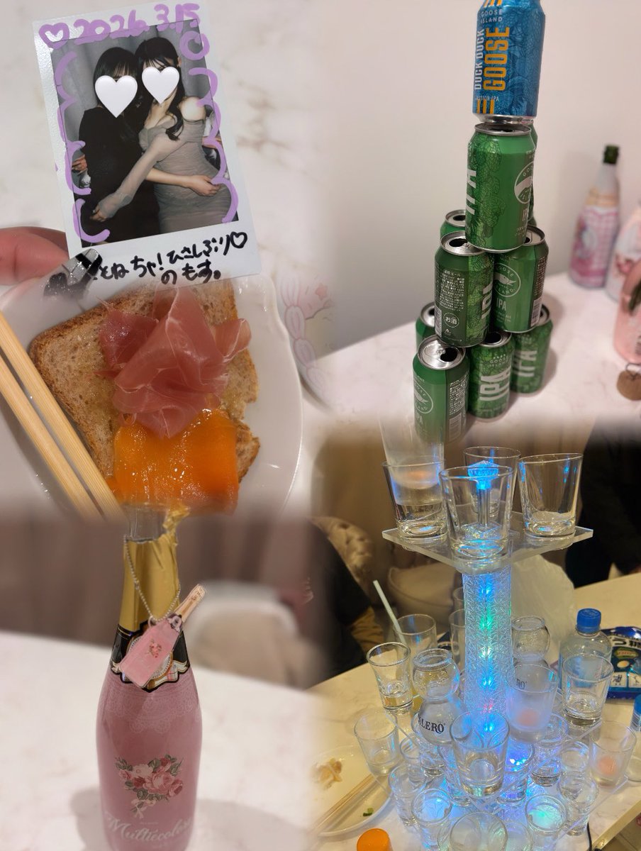ohinachan_'s tweet photo. おわてます❕久しぶりに会いに来てくれたりもぐもぐいっぱい2周年もお祝いしてくれたりやっと初めましてで話せたりわいわいころーるありがとうございました❣️❣️ことねちゃんきた❣️いっぱい飲んだ日❣️
データもありがとうございます❣️

次は後半29日が予定なのですが就活読めなすぎて仮ですdmください😿 https://t.co/r54ay8sNdv