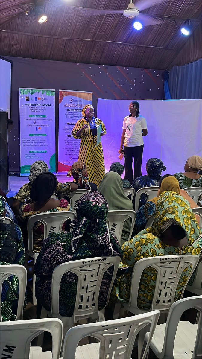 GracelandDev's tweet photo. To mark International Women’s Day, Graceland Community Development Foundation through the AgriCredit4Her Initiative, in partnership with Palm Valley NG Limited, trained women farmers from Sabon Tasha, Maraba Rido, and Kujama on modern farming practices.
#IWD2026 
#YAI https://t.co/Wx06bQV9vo