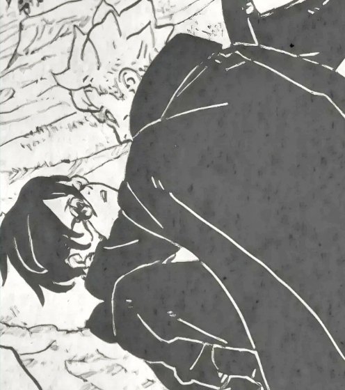 saladhima's tweet photo. boruto didn’t even take his eyes off sarada, he was so worried about her. this panel feels very touching u can clearly see it in the way boruto looks at her. https://t.co/yJvIYvkgmY