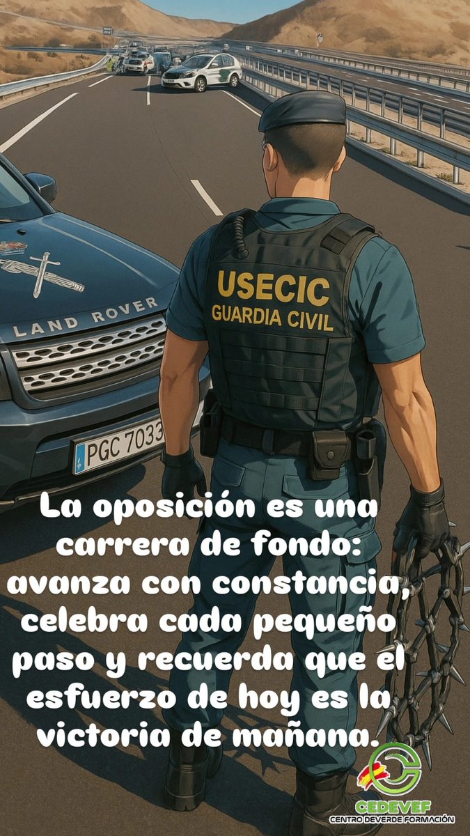 CEDEVEF1's tweet photo. Nueva semana #GC132 💚🦅
Lo verdaderamente inteligente no siempre se hace con ganas, se hace con propósito. 
Porque hay días en los que cuesta, y ahí es donde entra la disciplina. 
Eso también es estrategia. 
Eso también es inteligencia. 
Eso es opositar. https://t.co/ygw6IqAmqL