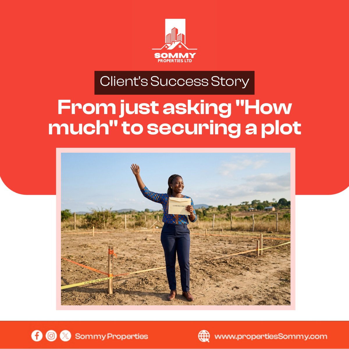 SommyProperties's tweet image. She started with “How much is a plot?”

Today, she’s standing on her own land with beacons in place. 

Your land ownership story can start with one DM.

#Property #RealEstate #LandInvestment #TheGoodLifeYouDeserve #SommyProperties