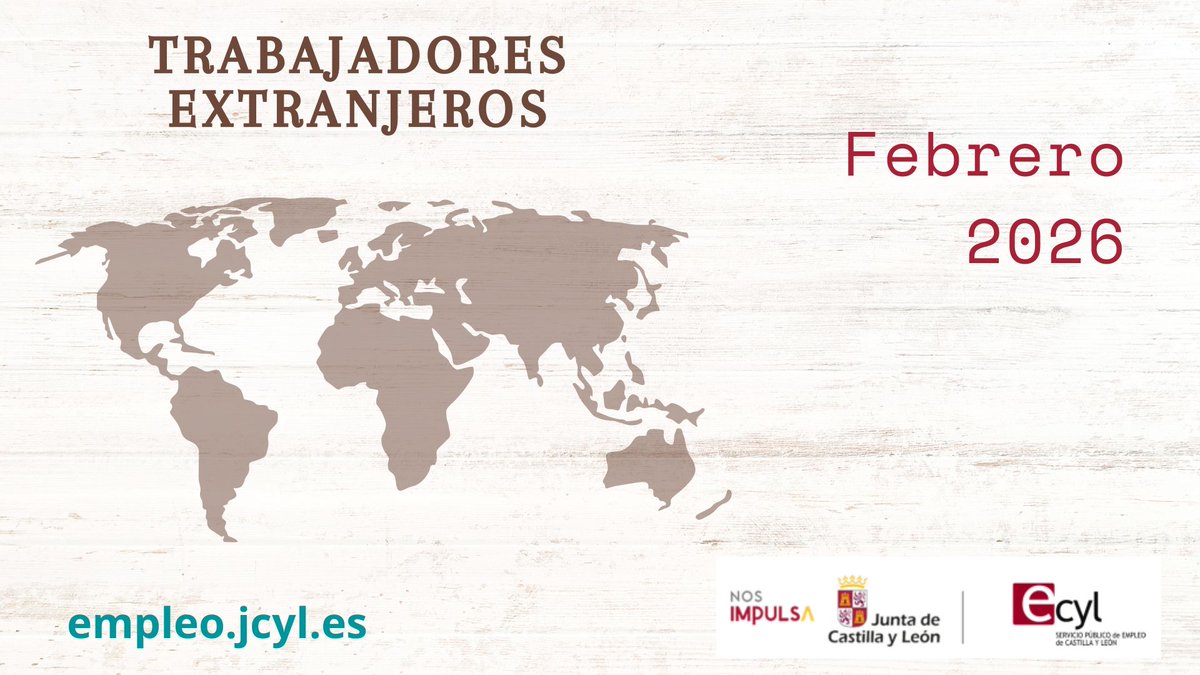 empleojcyl's tweet image. 📊 Consulta en nuestra página web 💻 los datos de demandantes, parados y contratos de trabajadores extranjeros del mes de febrero.
n9.cl/qodjyk
#EstadísticasEcyl #extranjeros #mercadolaboral #informaciónEcyl