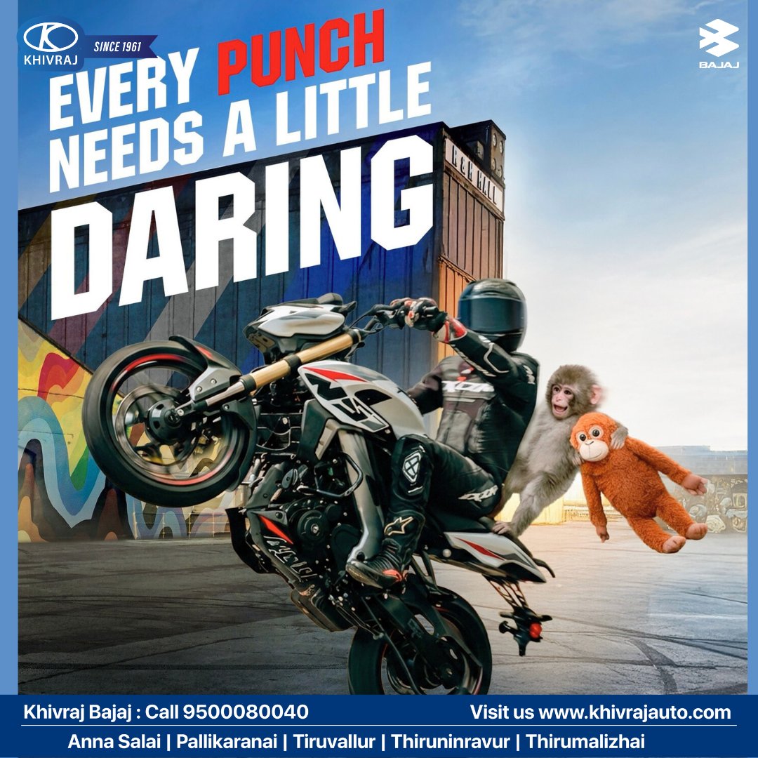 KHIVRAJBAJAJ's tweet image. No filters. No fairings. No fear. Pure aggression exposed  for the streets. Naked. Raw. Daring.
👉Visit khivrajbajaj.com 
#BajajPulsar #PulsarNS200 #RawPerformance #DefinitelyDaring #PulsarAddict #PulsarNation #PulsarFamily #StreetRider #PulsarMania #Needforspeed