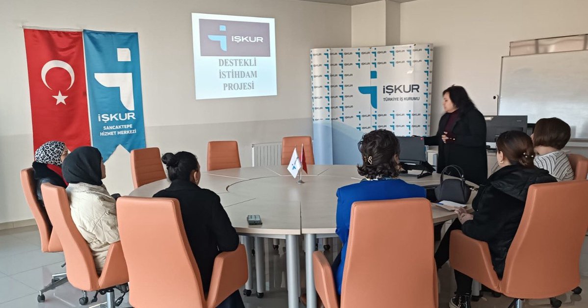 İstanbul Çalışma ve İş Kurumu İl Müdürlüğü Sancaktepe Hizmet Merkezimiz tarafından işverenlere "Destekli İstihdam Projesi" hakkında bilgilendirme sunumu gerçekleştirildi.

#Destekliİstihdam
#MeslekDanışmalığı
#KariyerPlanlama