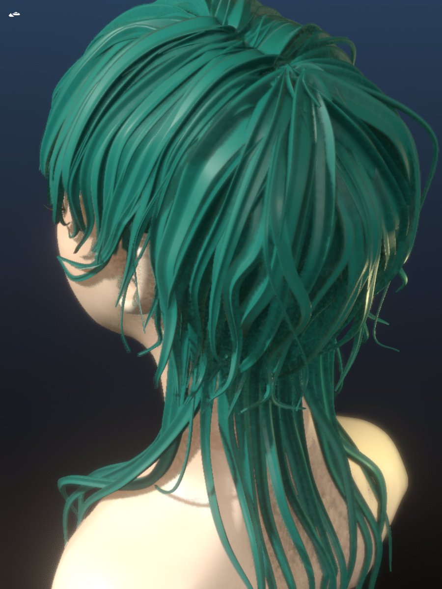 mozzzzdayo's tweet photo. これは3DCGの練習に昔作ったラキオ　似てないけども https://t.co/OoW8kzgVCr