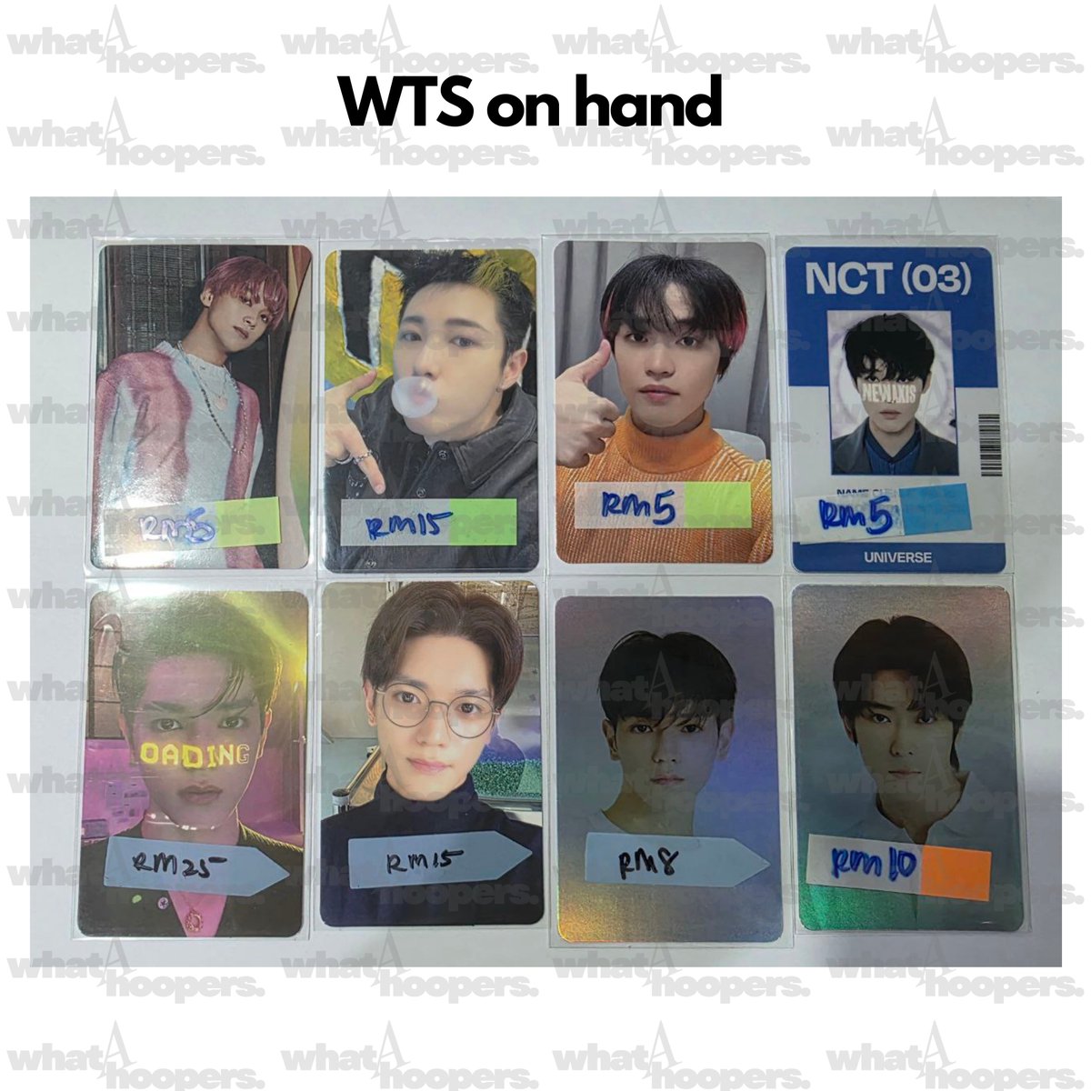 whatahoopers's tweet photo. WTS ON HAND 🇲🇾 
💡NCT127 NCTDREAM PHOTOCARD
🚛Postage WM RM8, EM16 

*price still can nego.

#pasarnctmy #nctdream #pasarnct @pasarNCTmy @pasarNCT https://t.co/71yJW0CAZW