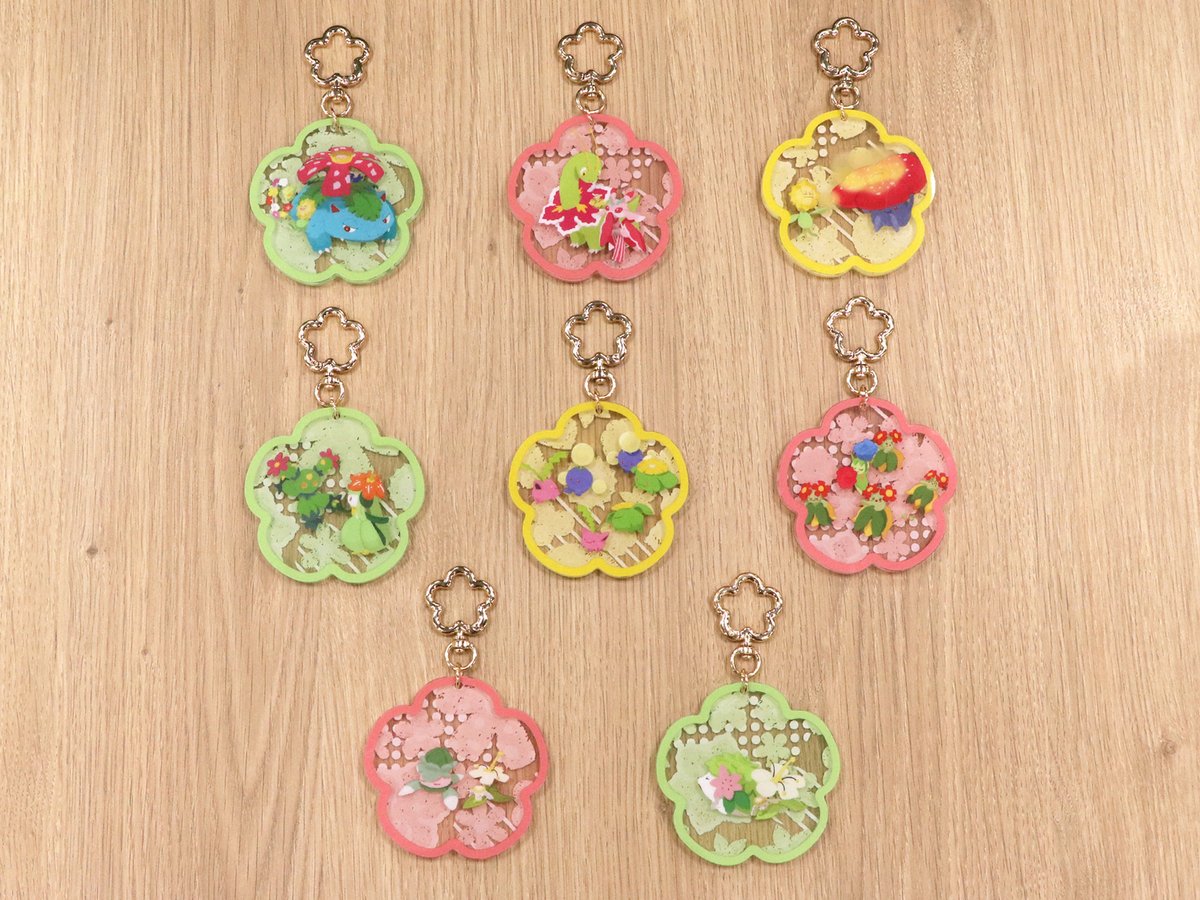 🌸🌷🌼🌹🌻🌺🏵️ アクリルキーホルダーコレクションみだれざき