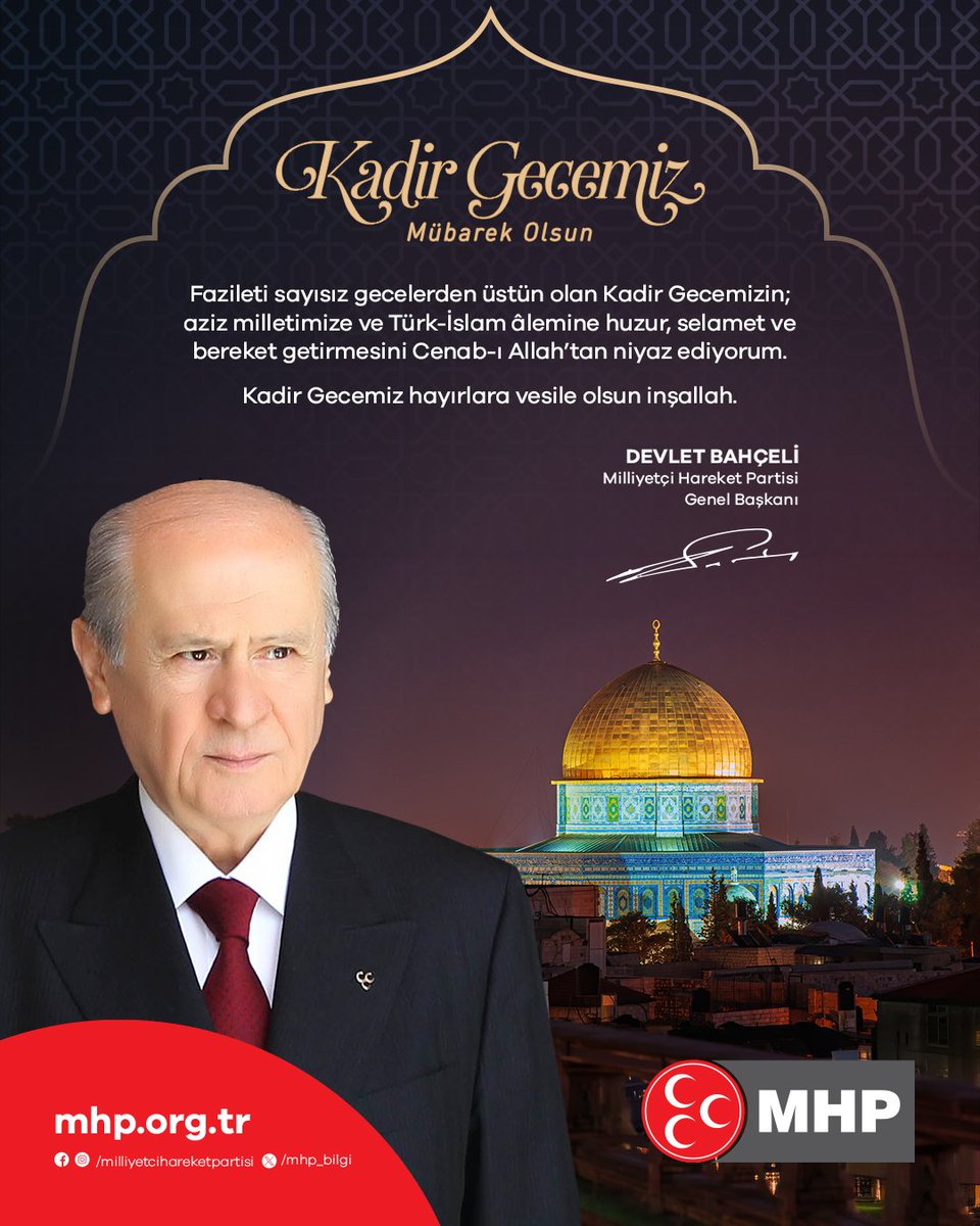 Kadir Gecemiz Mübarek Olsun