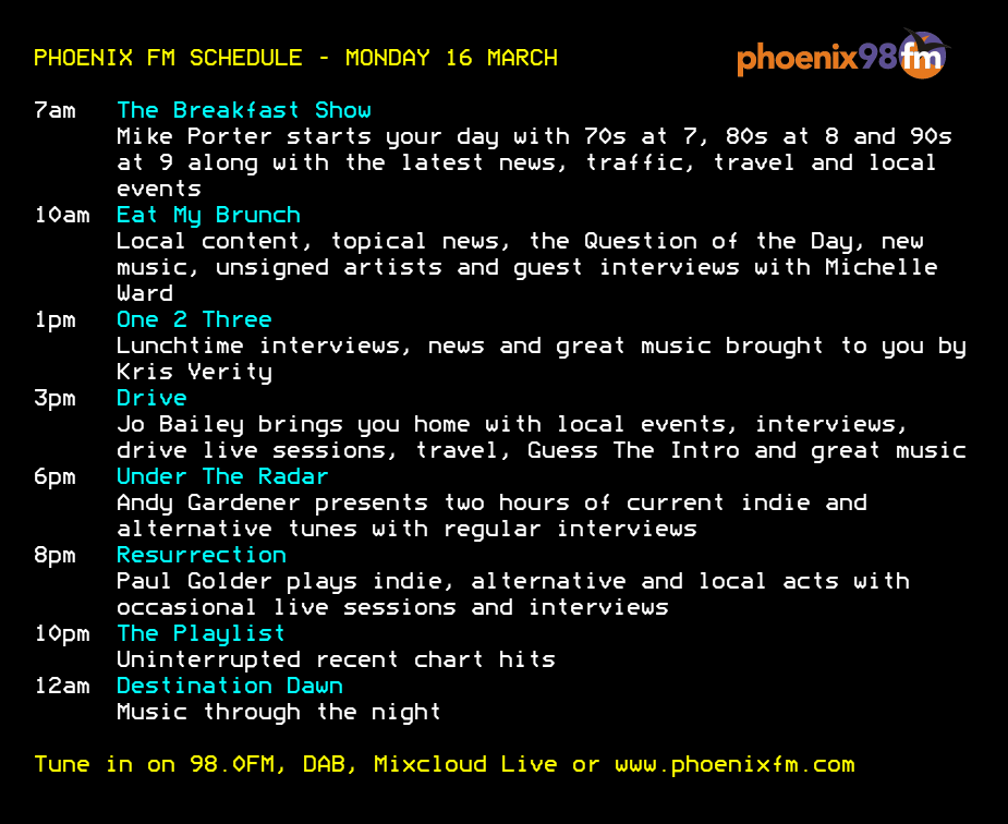 Phoenix FM (we're on 🦋) tweet media