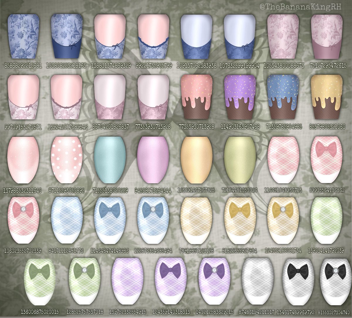 Welcome to Banana’s Nail Salon! 💅 

💚 132 Nail Decals
💚 Coffin and Human Nail options 
💚 Multiple Skin Tones
💚 Fun themes and Aesthetics 

Let me know what other nails you’d like to see in the future!