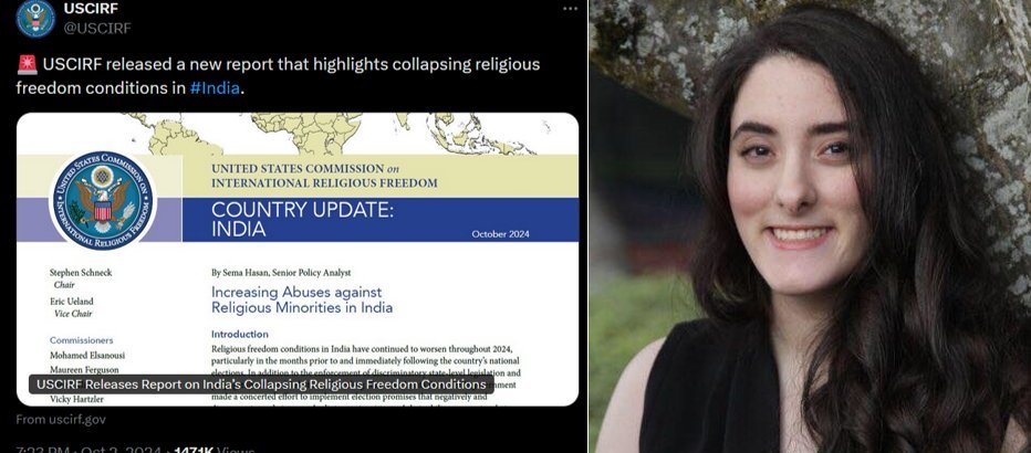 USCIRF India desk which recommended ban on RSS is made up of Pakistani - American "experts" and is led by Pakistani American Sema Hasan

So basically Supriya Shrinate here is endorsing Pakistani views on India