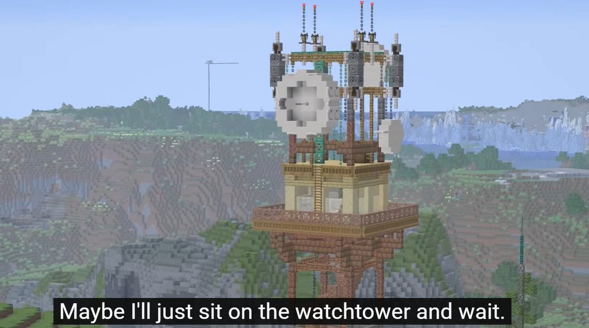 whimsicalmists's tweet photo. WATCHtower?? you're gonna be watching??? like a watche- *gunshot* https://t.co/Fppy01RPzM