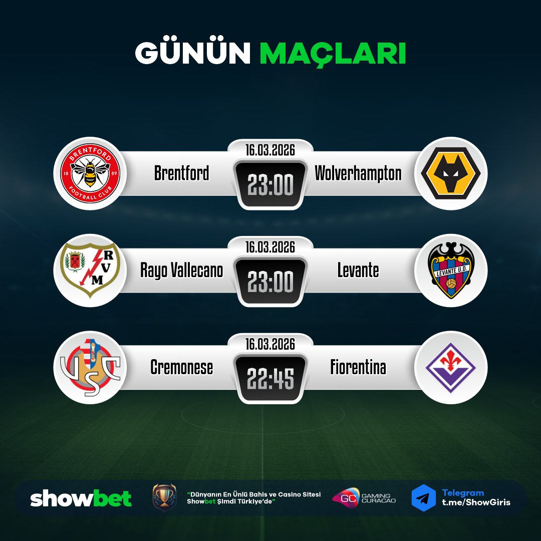 👑ShowBet'te Günün Fırsat Maçları – Oranlar Uçuşta!
