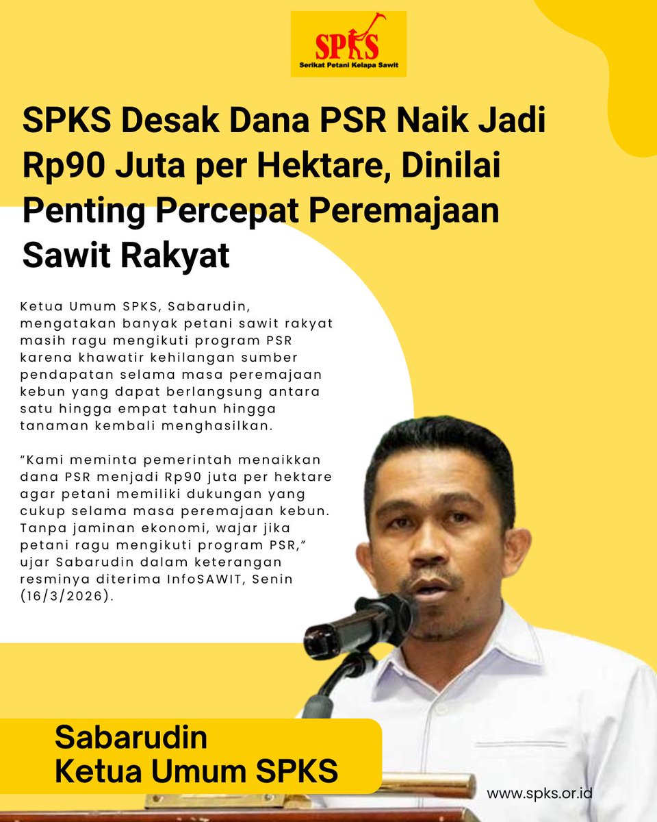 Serikat Petani Kelapa Sawit (SPKS) tweet media