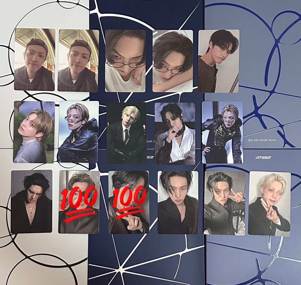 _oUa_aUb_'s tweet image. ATEEZ Golden Hour Part.4 POCA ポカ トレカ 交換

譲：ホンジュン ユノ ヨサン ミンギ ウヨン

求：2枚目💜以外のサン
　   QR⇄QR、異種交換可能です⭕️

郵送取引📮
お気軽にお声掛けください🍀
#ATEEZ交換