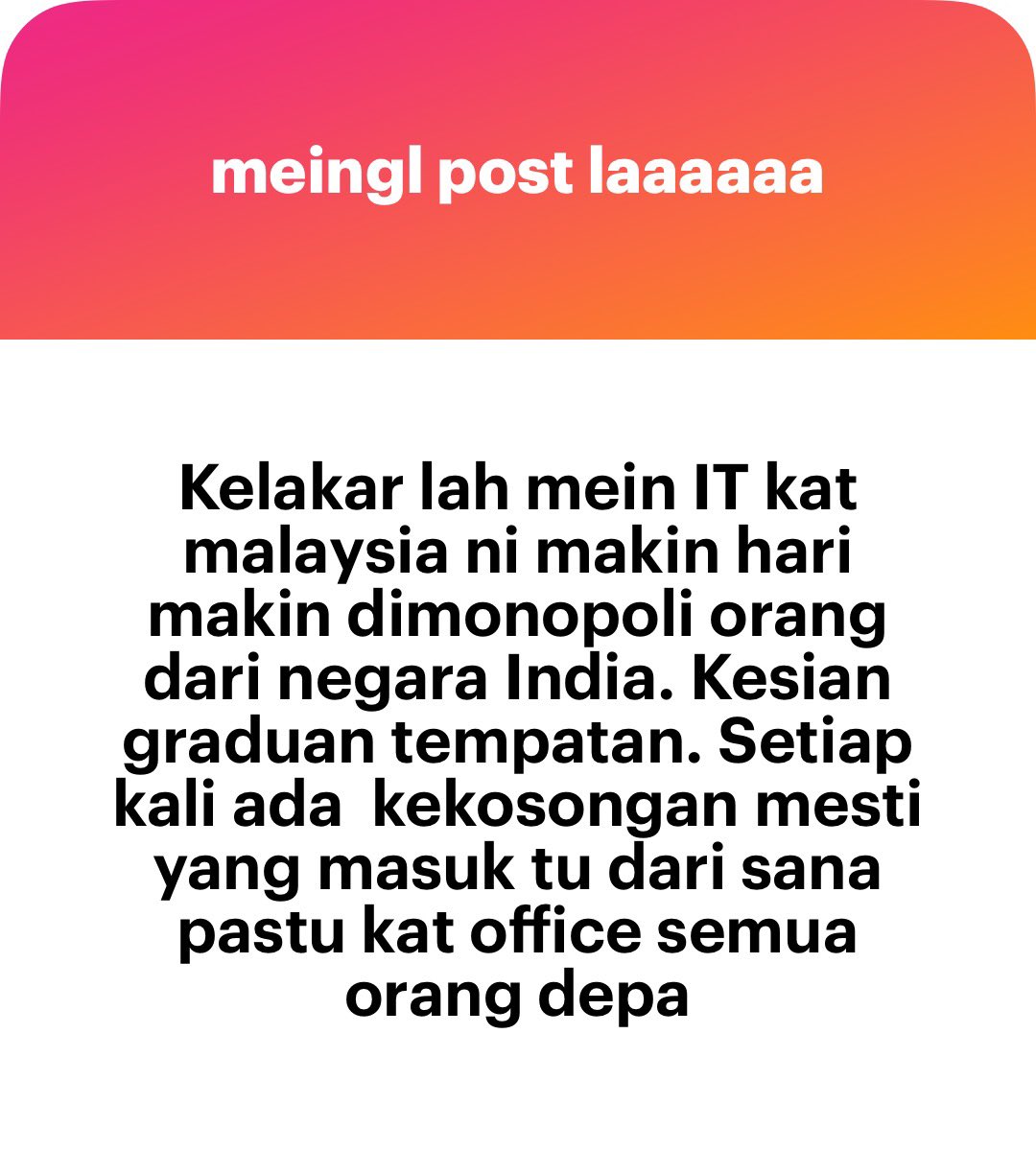 meinmokhtar's tweet photo. Bukan dah lama ka anon. Siap outsource dekat sana pun ada https://t.co/y2xF2unIAv