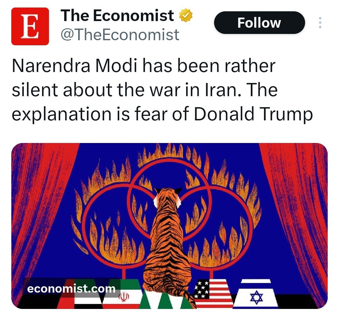 Raajiv72's tweet image. अब #Fatherland को छोड़ दिया 😀

मोदी का नाम तक नहीं ले रहे हैं..
देश के लोगों के ईरान को सपोर्ट करने की वजह से संभव हुआ है।

मोदी ने कोई कसर नहीं छोड़ा है ईरान और रूस से संबंध बिगाड़ने में।

रूस ने तो अब तेल सस्ता देने से भी माना कर दिया है।
#EpsteinFiles