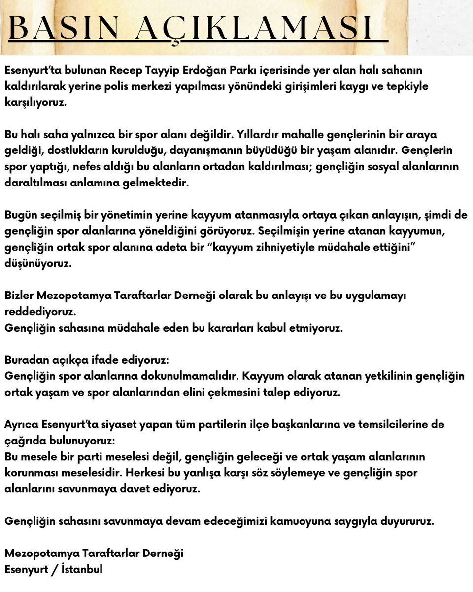 Mezopotamya Taraftarlar Derneği tweet media