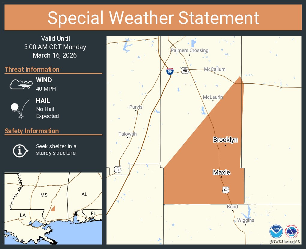 NWS Jackson MS tweet media