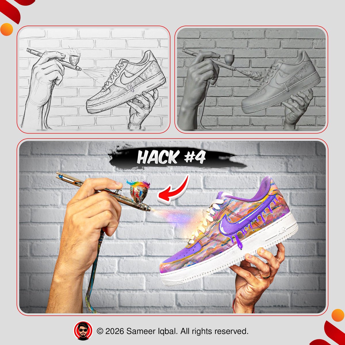 sameeriqbal65's tweet image. Sketch to final Thumbnail💯
Drop your thoughts✅

#designprocess #graphicdesign #creativeworkflow #thumbnail #sameeredits