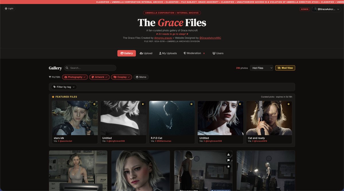 Grace Ashcroft // THE HOPE OF THE WORLD tweet media