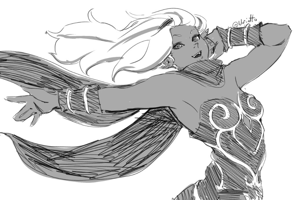 Kat from Gravity Rush Sketch