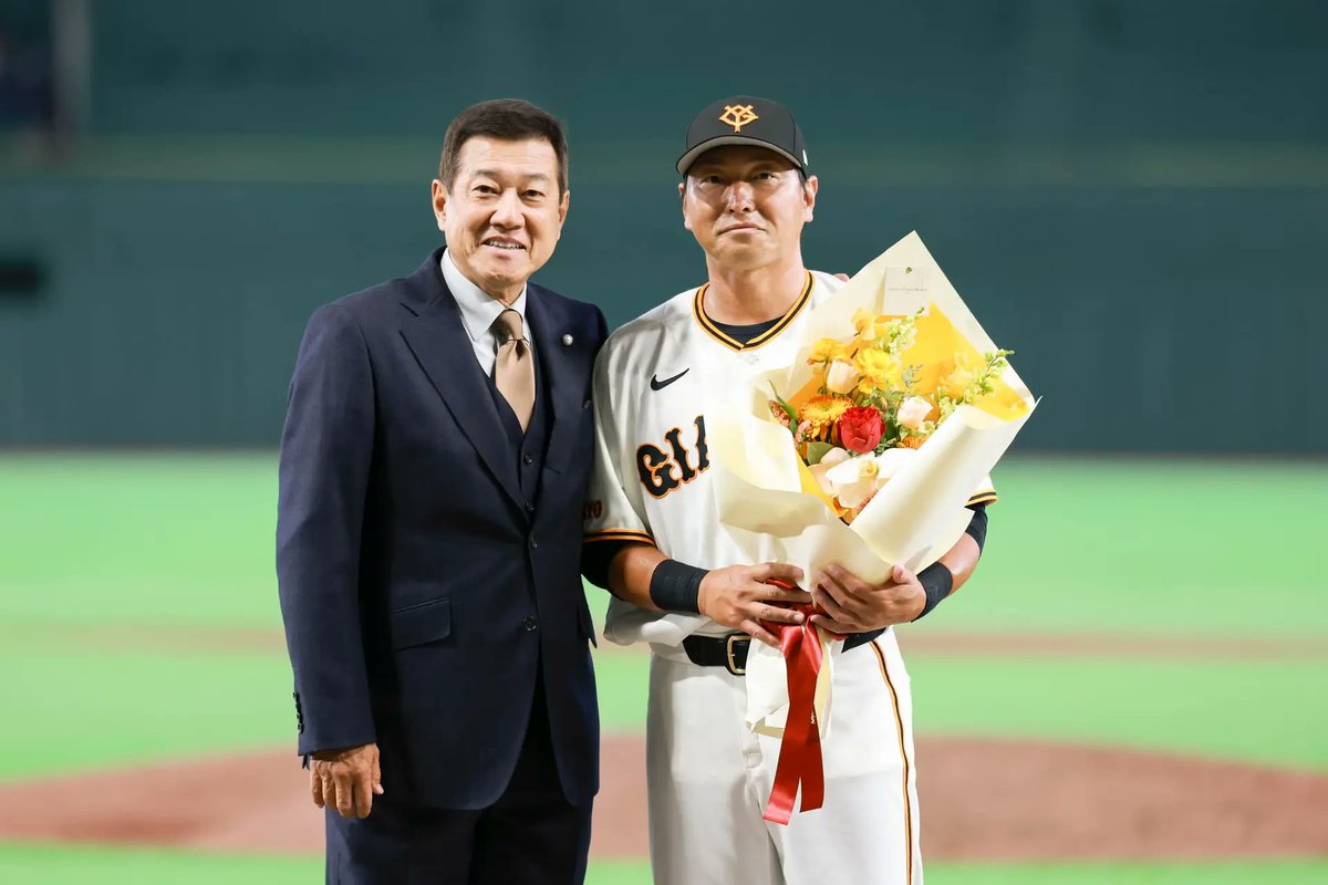 長野久義 さん 引退試合で躍動✨ 14日、現役を引退した長野久義さん