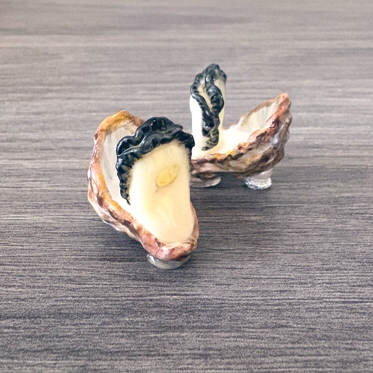 前回投稿したよくわからないやつは無事に牡蠣のパンプスになりました🦪🥿