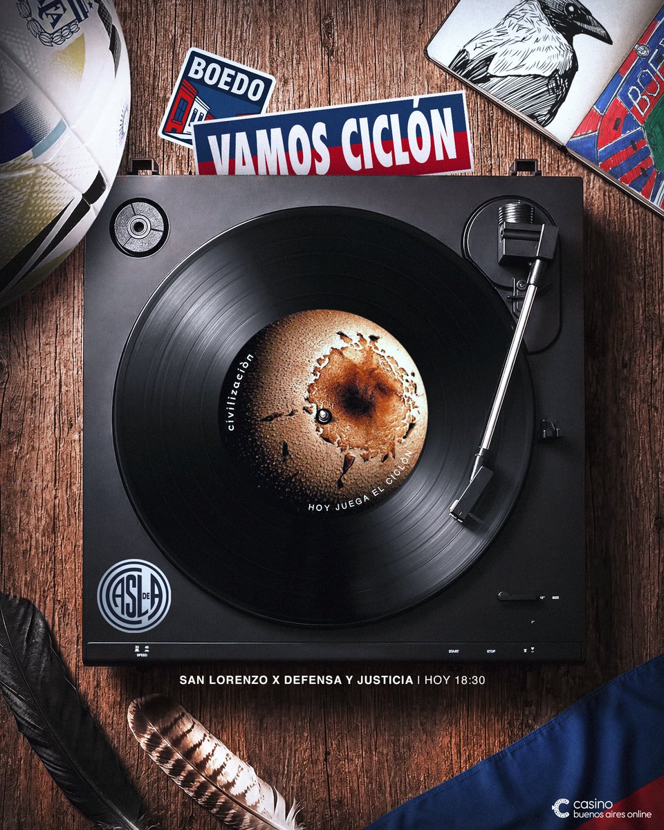 SanLorenzo's tweet photo. ¡HOY JUEGA EL CICLÓN! https://t.co/FPCHYSVAOC