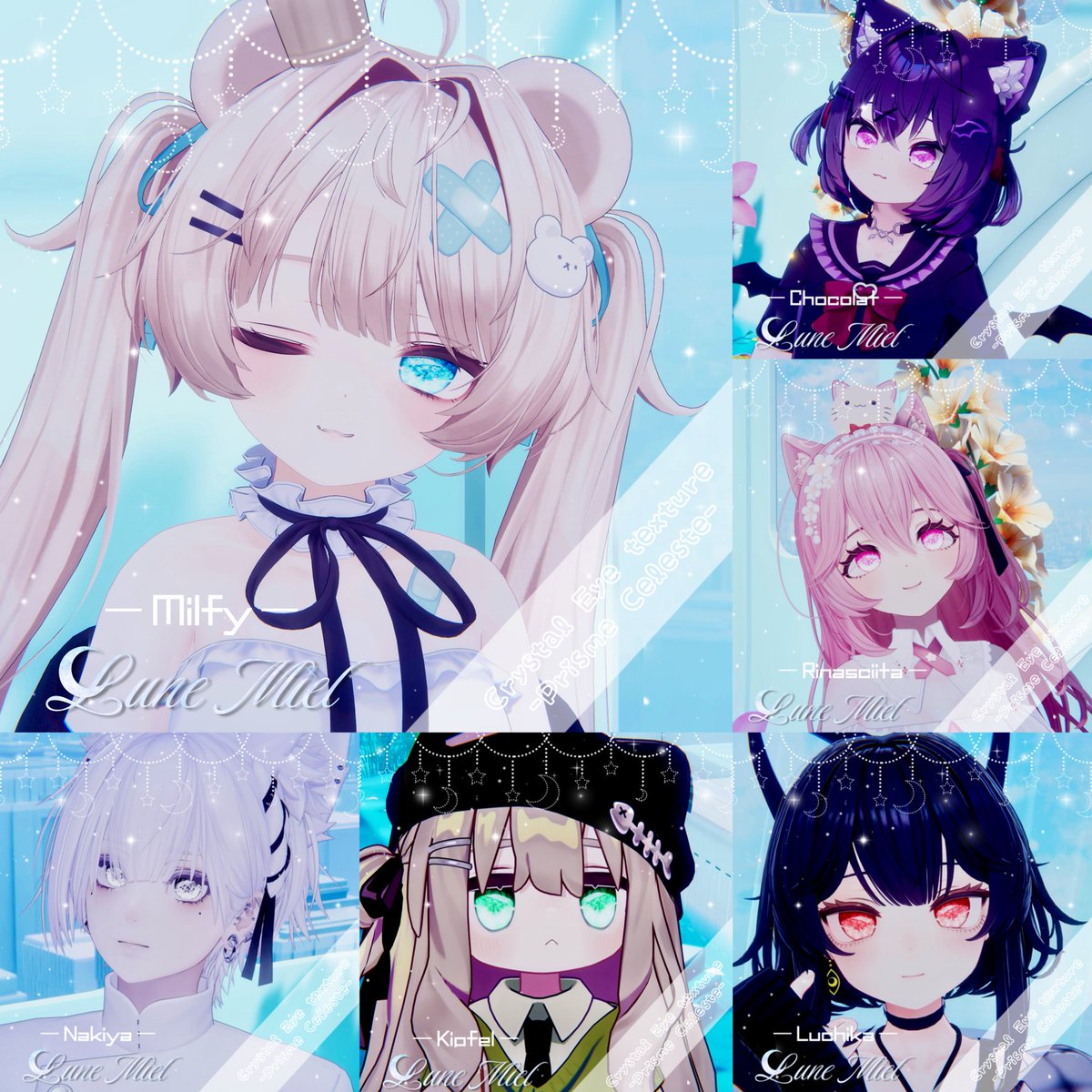 mielune_shop's tweet photo. ⟡.·*.···········プレゼント企画🎁

💎 Prisme Céleste

フルセットを3名様にプレゼント⋆⋆🌙·̩͙⋆͛

参加条件▼
当ポストをRP📮+当アカウントのフォロー

Shopフォロー+10名
商品ページ❤️ྀི100件毎

増える毎に1名様追加⸜❤︎⸝‍

〆23日 23:59まで🩵ྀི

#VRChat #booth_pm #mielune #LuneMiel https://t.co/y6jI9ryUbA