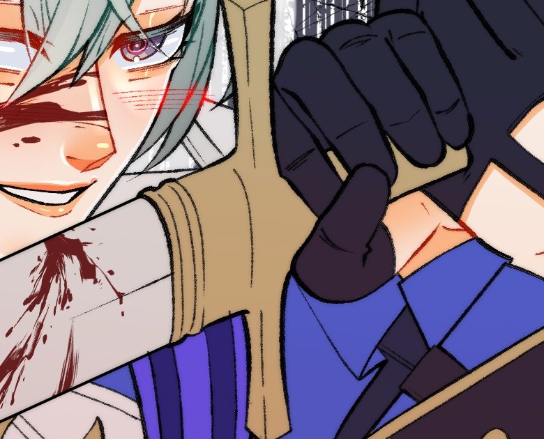 Tomorrow I'll present you with something red 😈✨
#Lohen #genshinimpact #rkgk