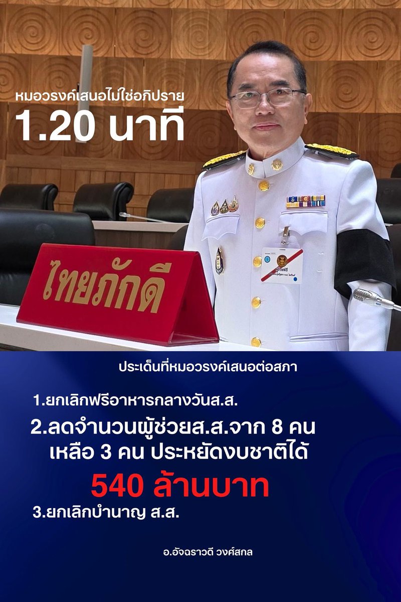 บวรเดช เลือกมัลลิกาเป็นผู้ว่า กทม tweet media