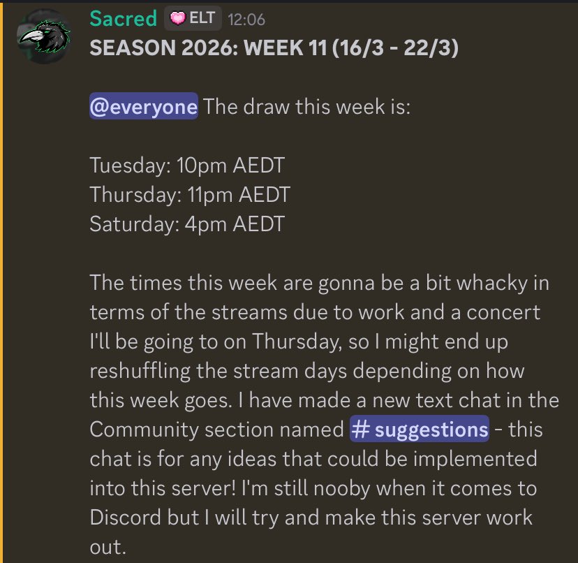 ELT Sacred ×͜× tweet media