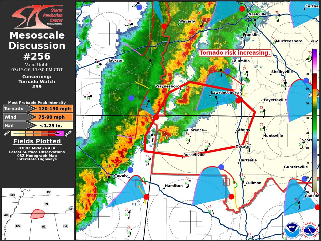 NWS Storm Prediction Center tweet media