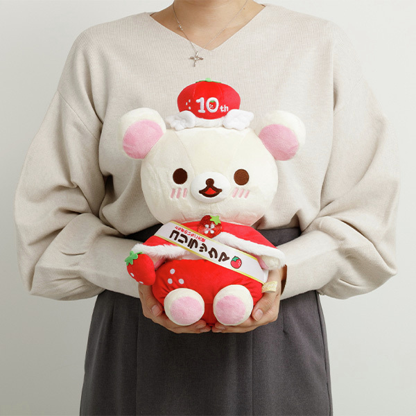 コリラックマ #いちご大使ぬいぐるみ🍓✨ ＼ 10年目のオリジナルアート