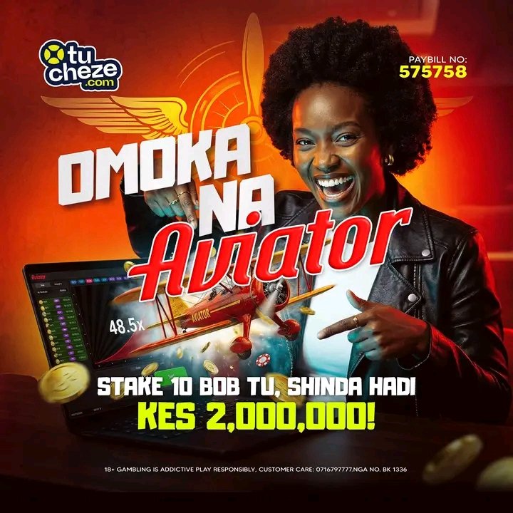 tucheze_com's tweet image. Unataka kuwa Milionaire? Safari inaanzia Tucheze.com!

Stake 10 bob tu, maximum odd 200,000x! Utafika climax?

Ingia , stake 10 bob kwa Aviator na ushinde hadi 2 million instantly.

#Tucheze #HomeOfWinners #Aviator