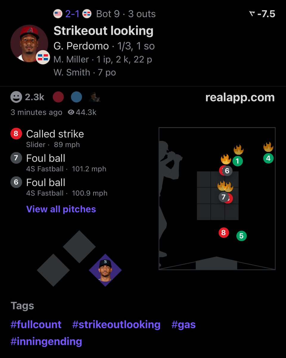 &amp; that is why ABS is in Major League Baseball 😭 Brutal call to end it man <a href="/realapp/">Real App</a>