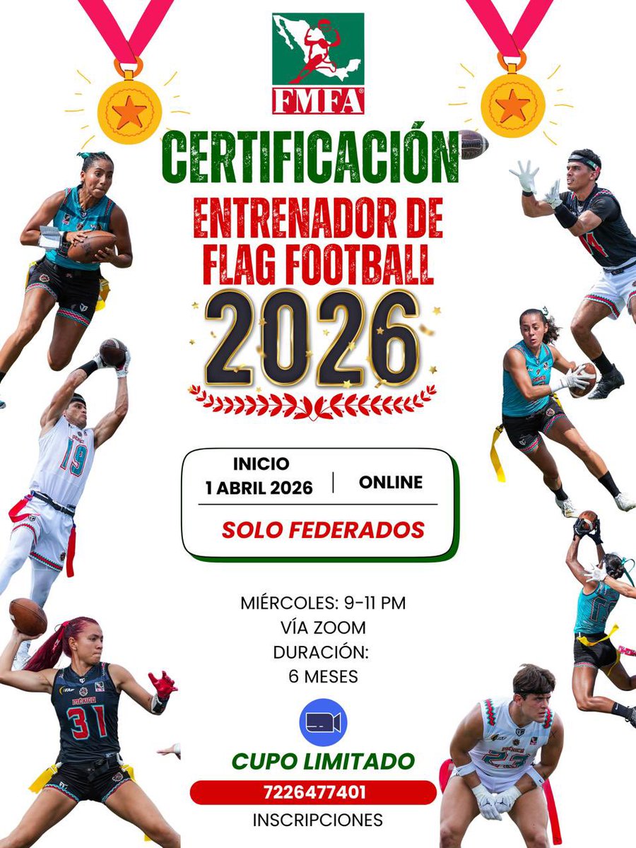 Federación Mexicana de Fútbol Americano A.C. tweet media